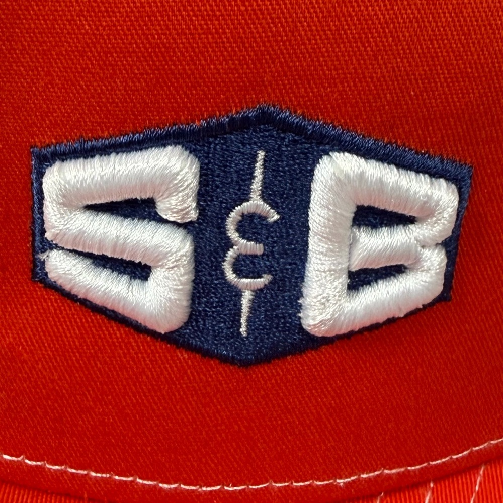 Richardson 112 Trucker Hat S&B Texas Patch Bryan Mound Orange White Snapback Cap - Picture 4 of 13